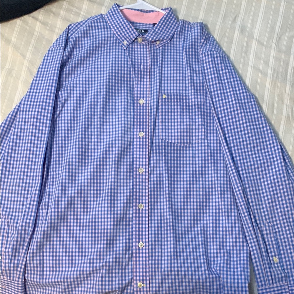 Classic Blue Checkered Men's Shirt